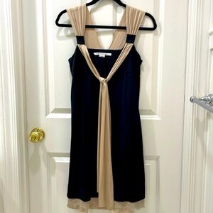 Black Silk Sexy Diane von Furstenberg Cocktail Dress